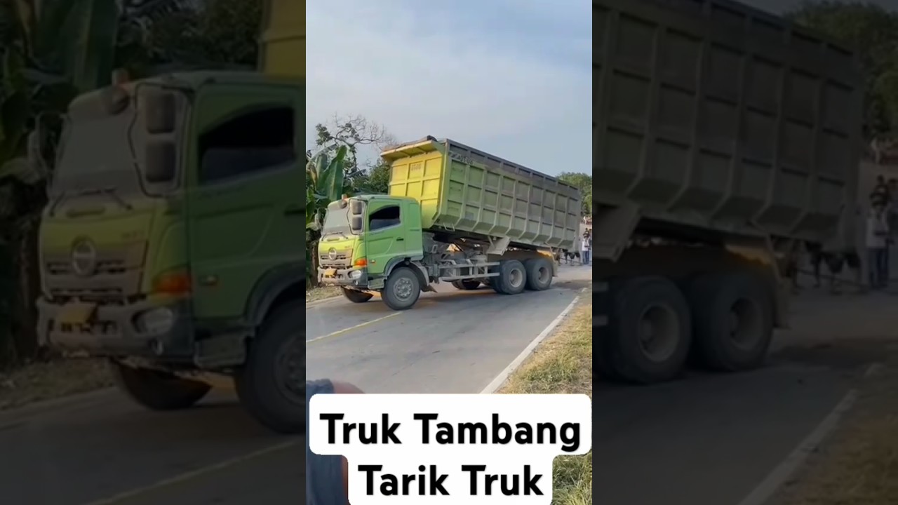 Truk Tambang Tarik Truk Pasir#shorts #short#viralvideos #trending #herichannel #animasimobiltruk#bus
