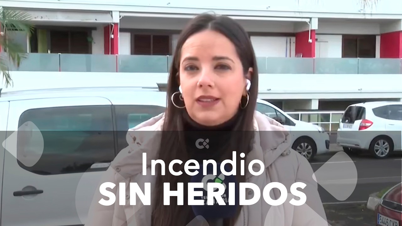 Incendio sin heridos en una vivienda en Puerto de la Cruz, Tenerife