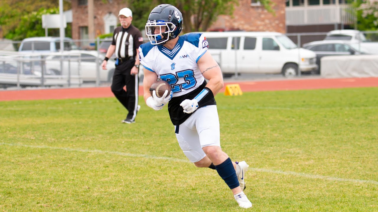 2025 Semi-pro season highlights.                       WR/RB - 1,550 All purpose yds & 11 TDs. 
