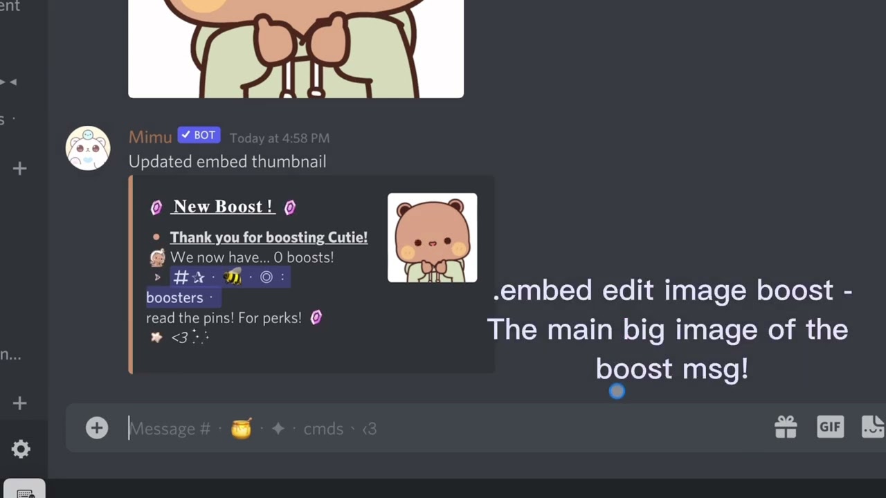 How to set up a custom boost message! 🎀 | Discord Tutorial | W/ Mimu!