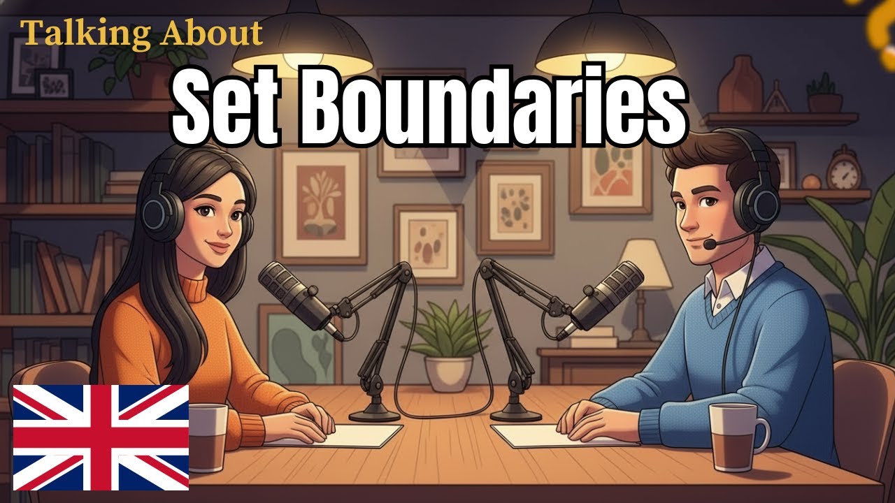 How to Set Boundaries in English |  English Conversation Practice