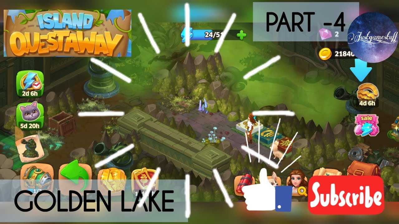 Island Questaway | Walkthrough | gameplay | Golden Lake | Part -4
