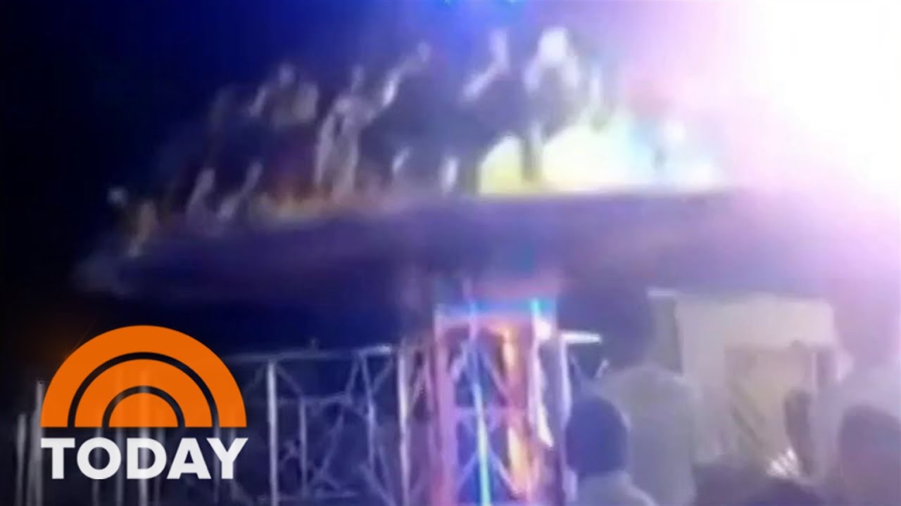 Carnival Ride In India Comes Crashing Down, Injuring A Dozen People