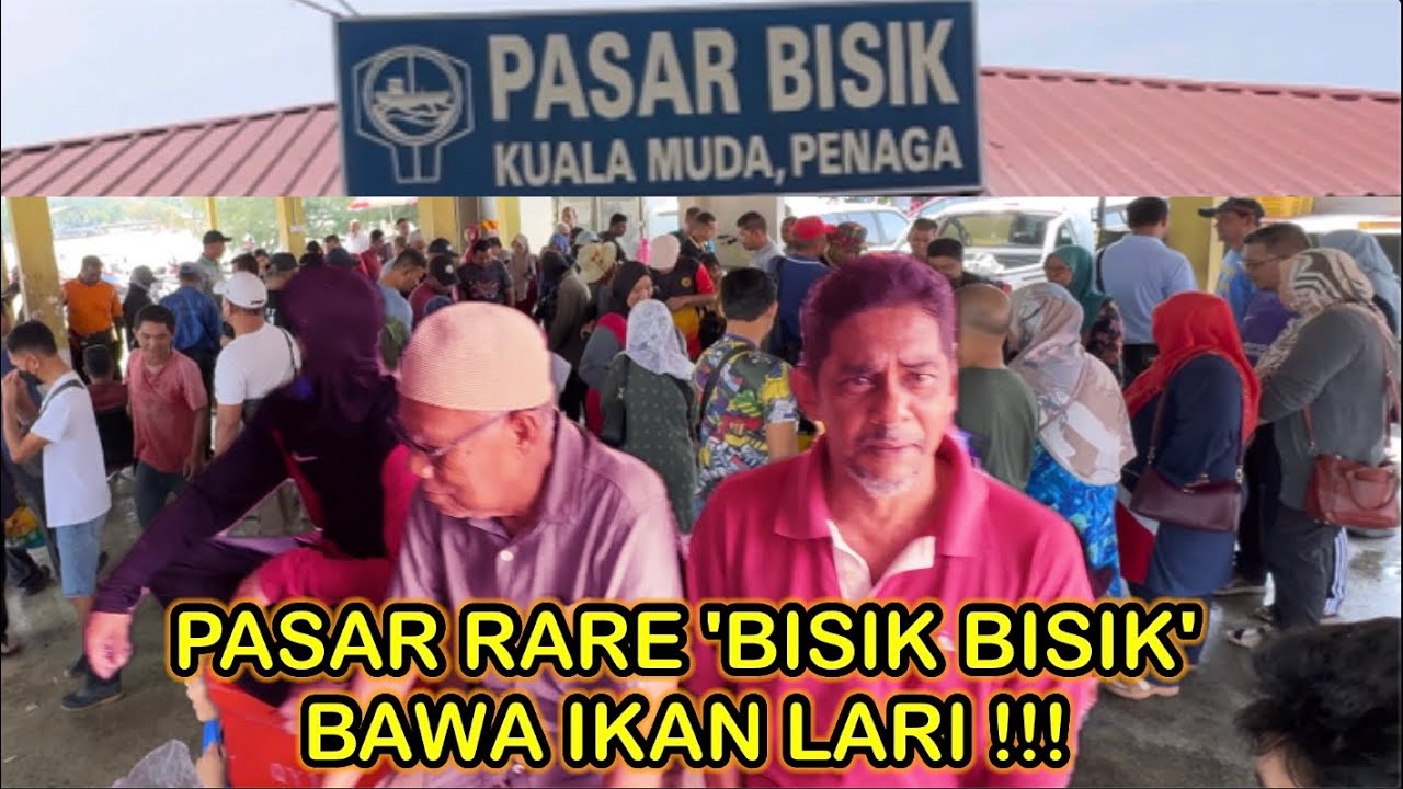 PASAR BISIK KUALA MUDA PENAGA PENANG, PASAR RARE, BISIK BISIK BAWA IKAN LARI !!!