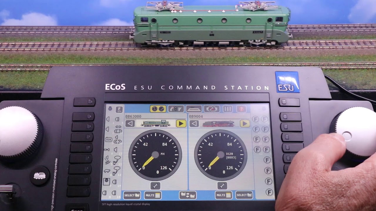 Enregistrer une nouvelle loco dans l'Ecos2 ESU ainsi que sa photo.