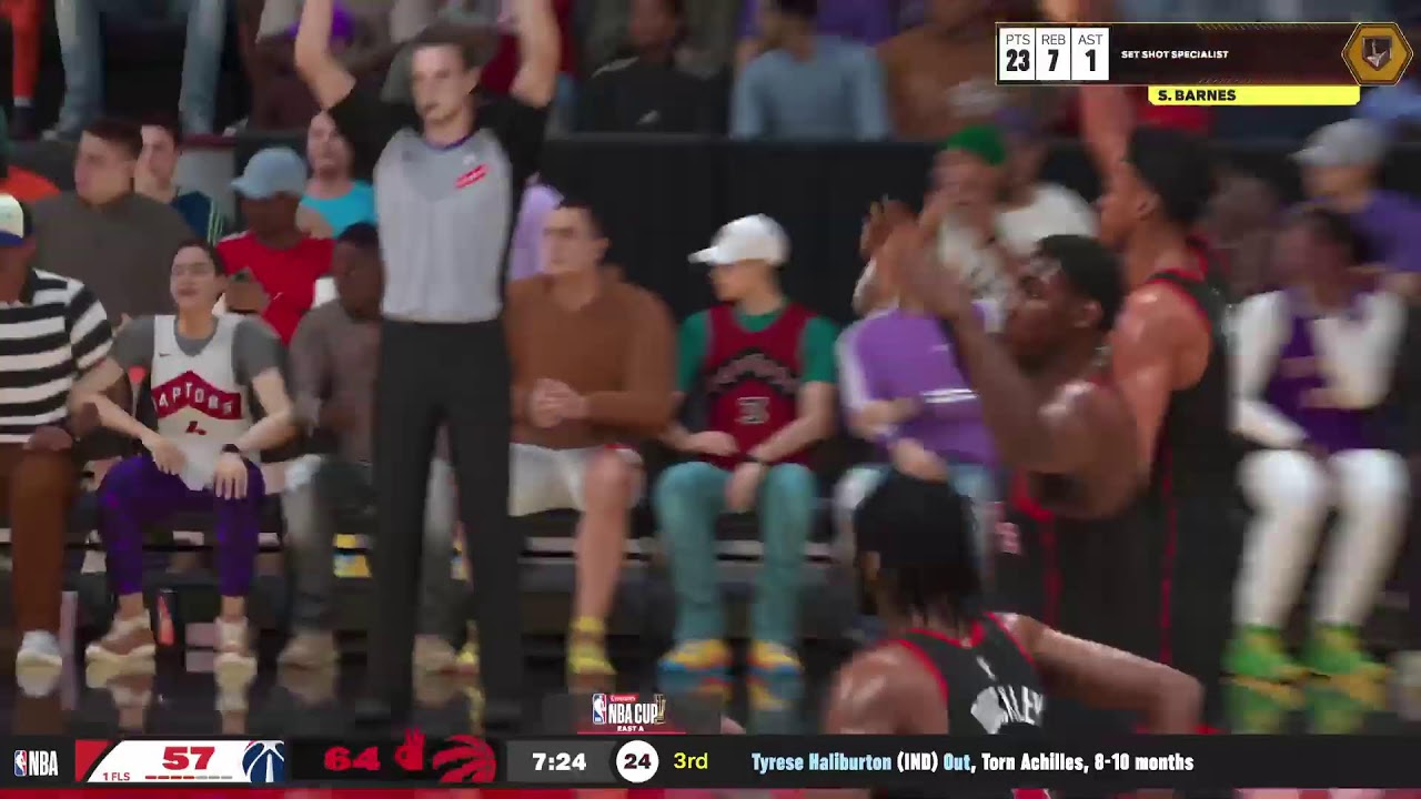 NBA 2k26 Season Mode NBA Cup Wizards @ Raptors