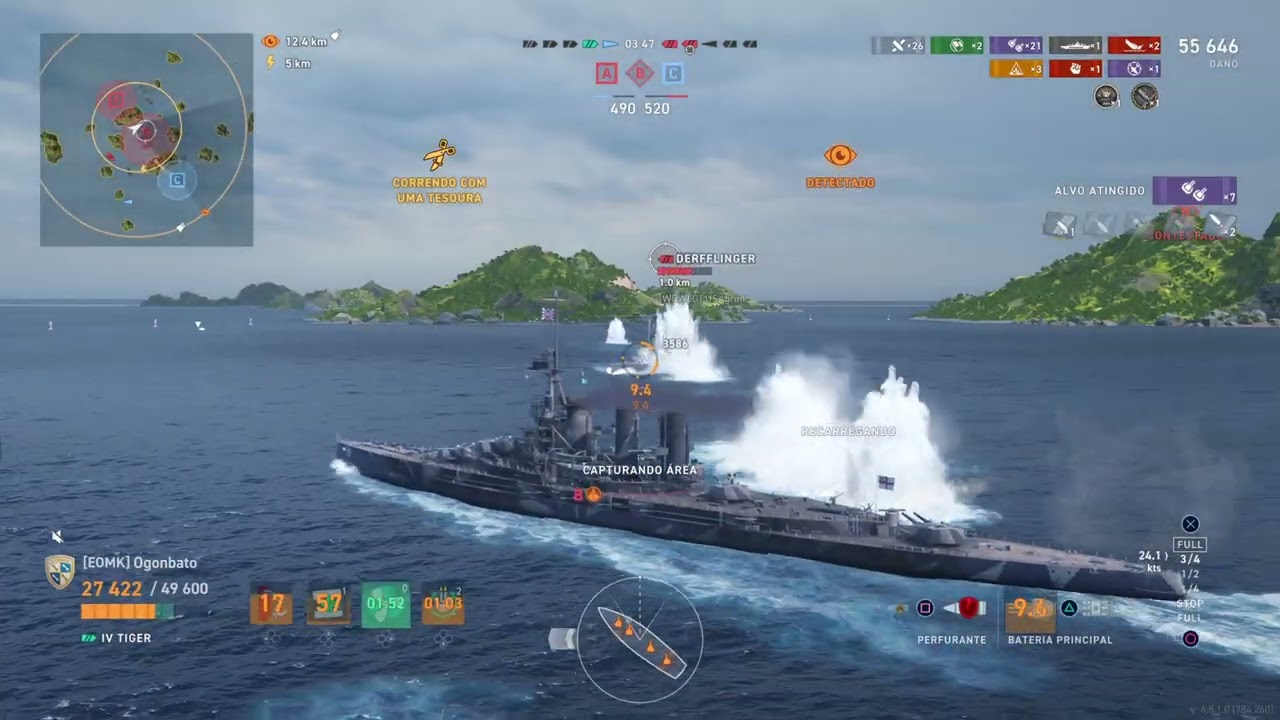 World of Warships: Legends - Tiger Machine