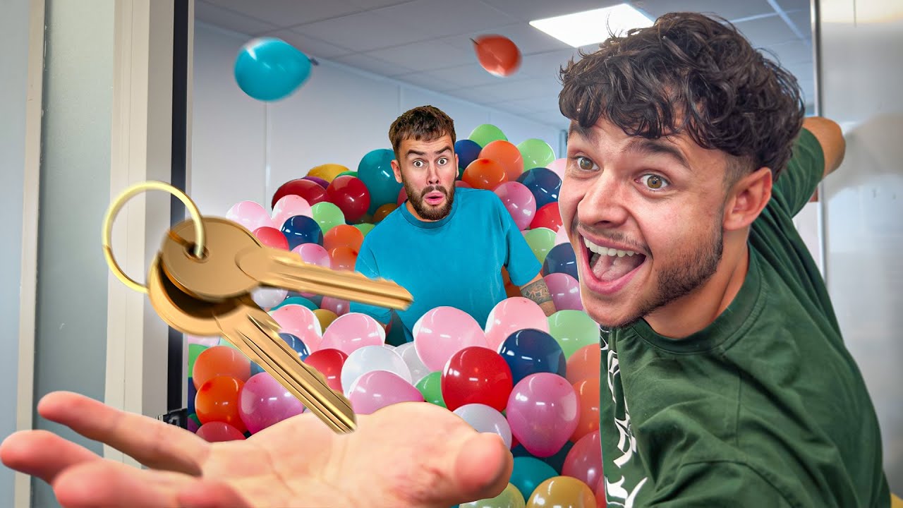 J'ENFERME LEBOUSEUH DANS SON STUDIO (avec 700 ballons)