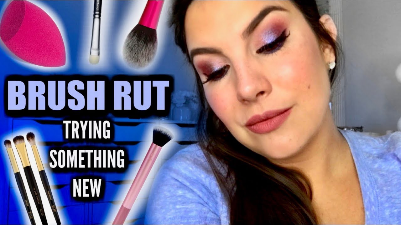 IN A BRUSH RUT... Full Face Using Different Brushes