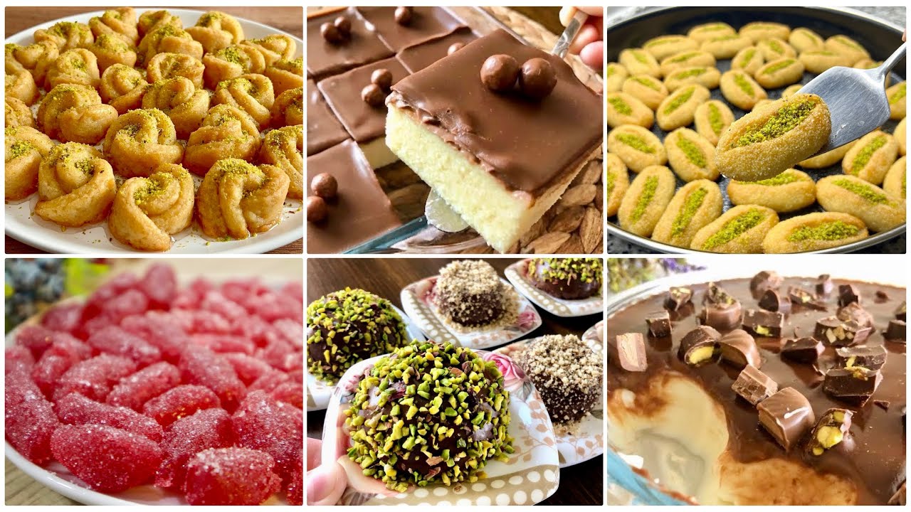 6 ÇEŞİT PRATİK TATLI TARİFİ😍 BİRBİRİNDEN PRATİK ve LEZZETLİ PASTA TATLI ÇEŞİTLERİ
