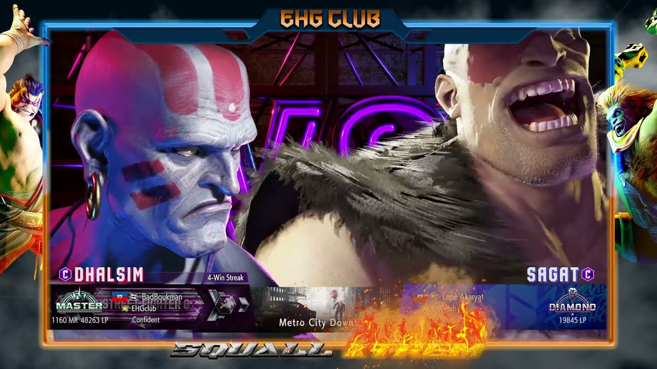 SF6- Time is ticking for Sagat to become the tiger knee master
