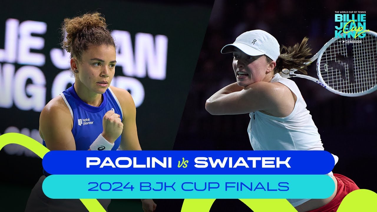 Jasmine Paolini (ITA) v Iga Swiatek (POL) | 2024 Billie Jean King Cup Semi-Final | FULL MATCH