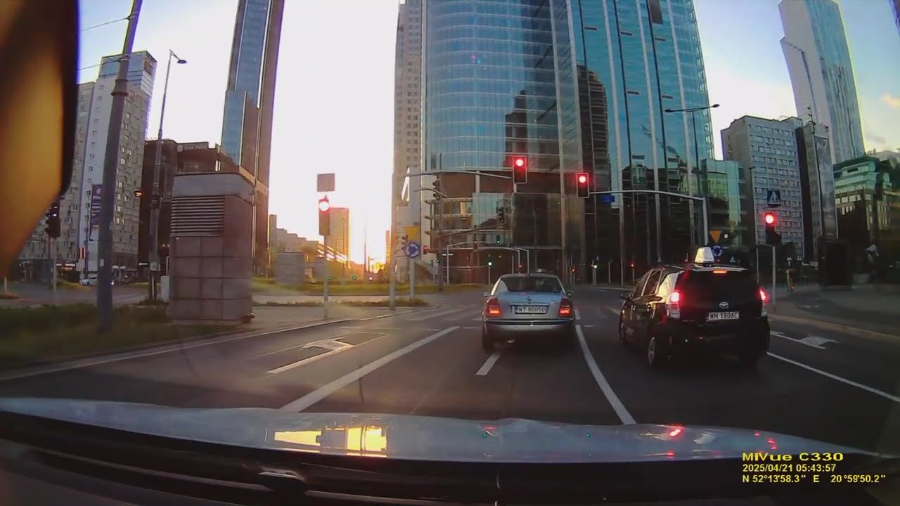 CITY TOUR - Jazda po centrum Warszawy / Driving  in Warsaw downtown / Driving in Poland / Dash Cam
