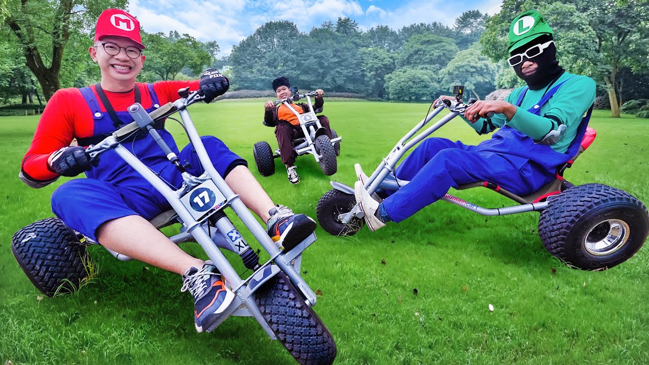 BALAP MARIO KART ASLI DI ALAM!!
