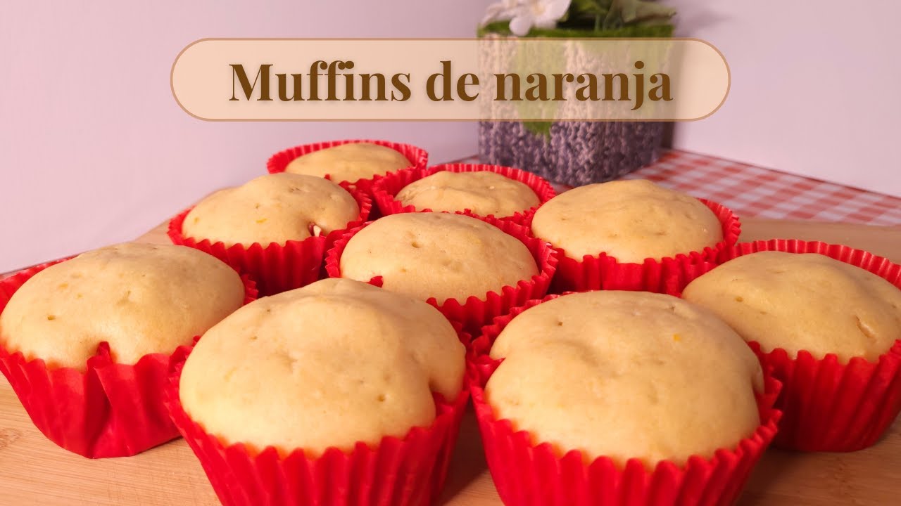 Muffins de naranja🍊| Relaxing baking