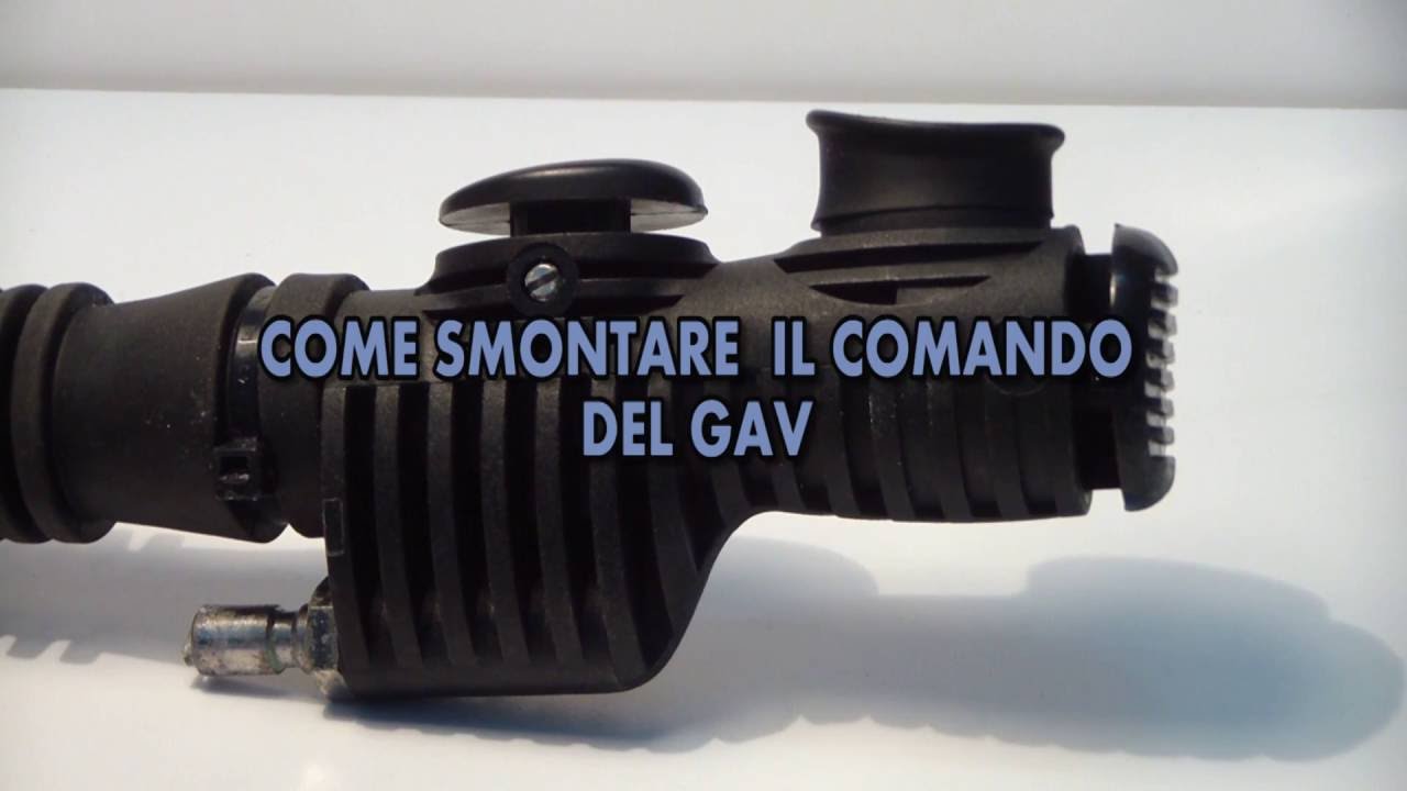 Come smontare il comando del GAV