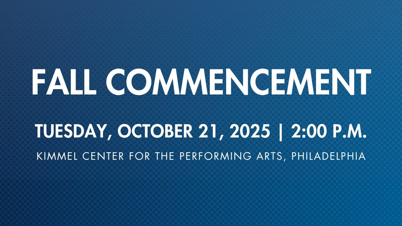 Drexel University, Elkins Park Campus 2025 Fall Commencement