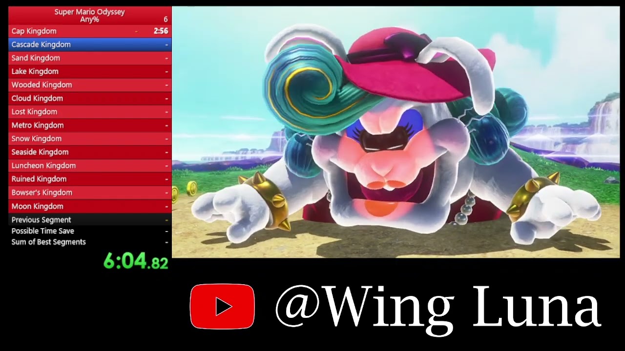 SMO Speedrun 1:57:24.4