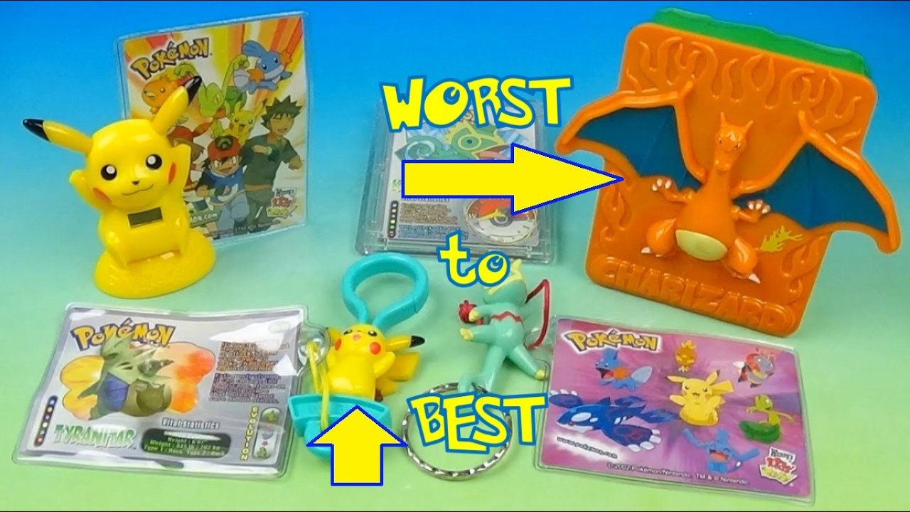 Ranking Pokémon Meal Toys: Worst to Best