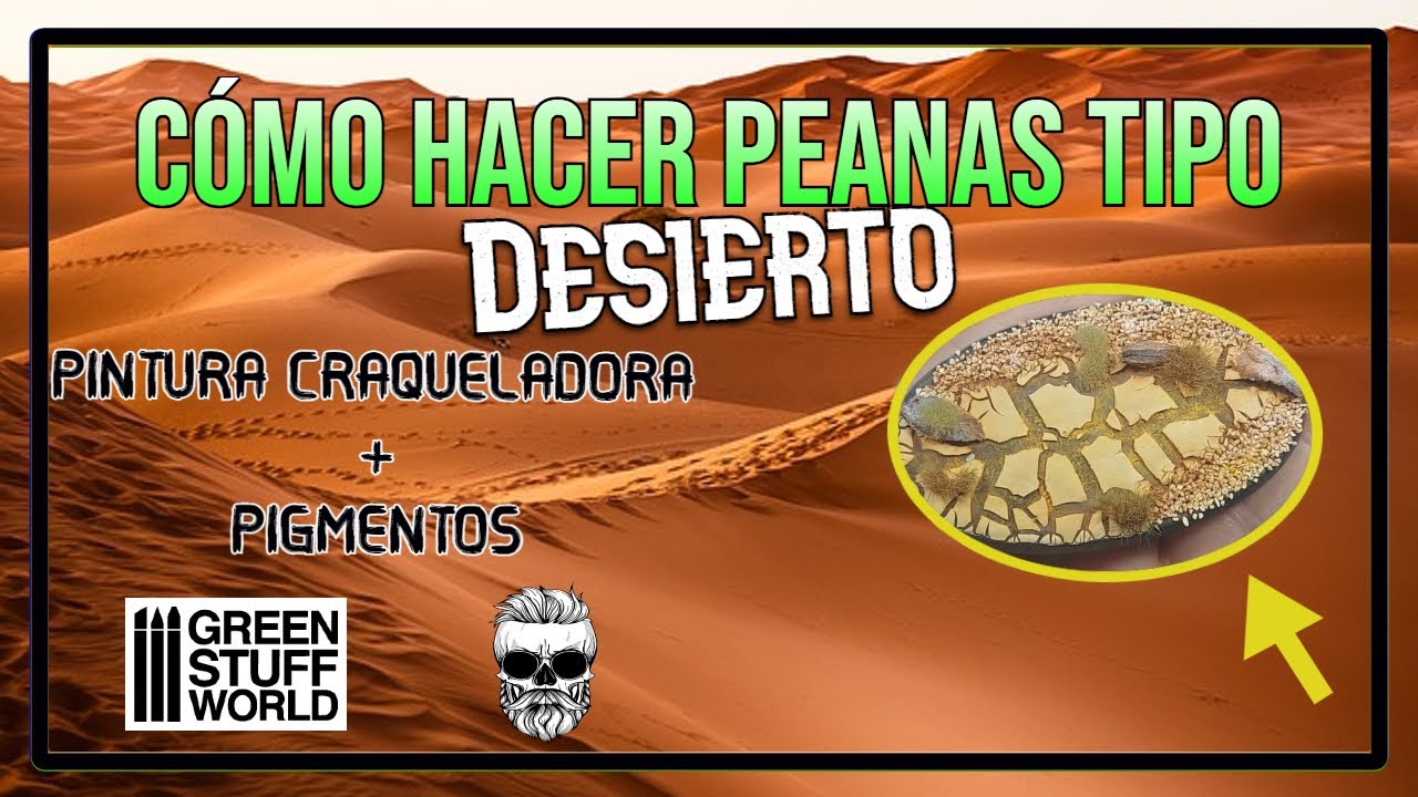 CÓMO HACER PEANAS TIPO DESIERTO | CHUSHAMMER