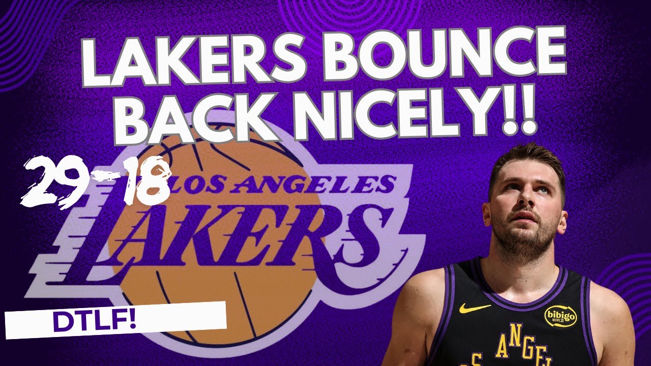 LAKERS BOUNCE BACK NICELY TAKE CARE OF WIZARDS!!