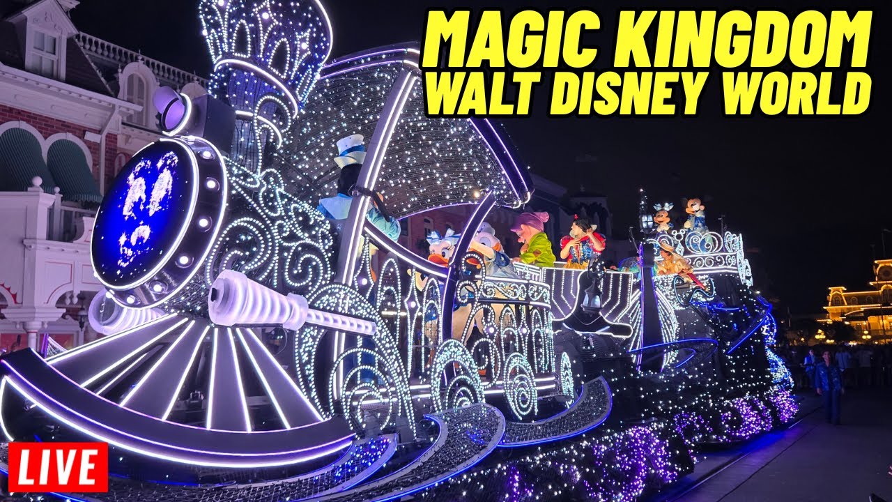 🔴Live Magic Kingdom Monday with Rides, Parades, Fireworks at Walt Disney World 2/9/2026