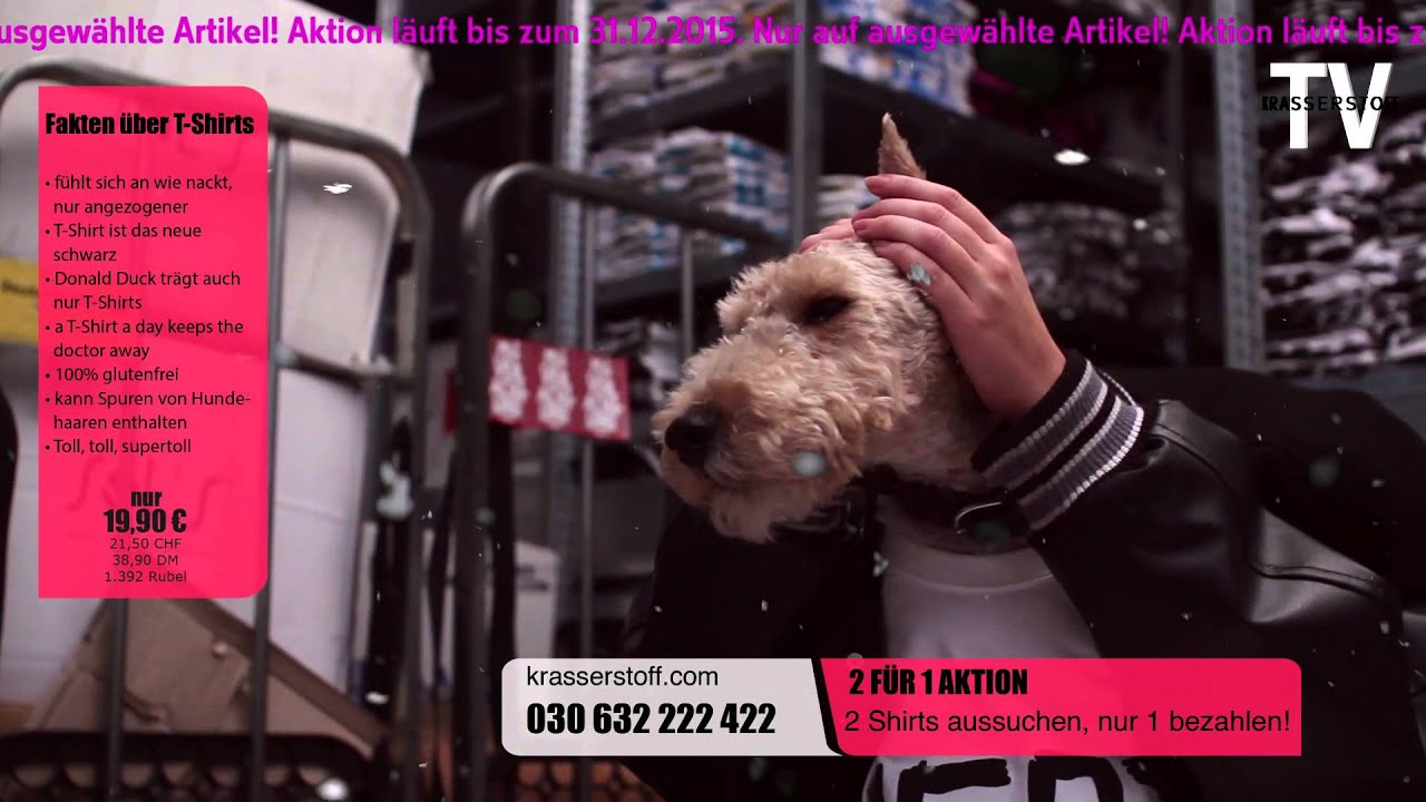 Krasser Stoff &ndash; 2 f&uuml;r 1 Aktion 2015