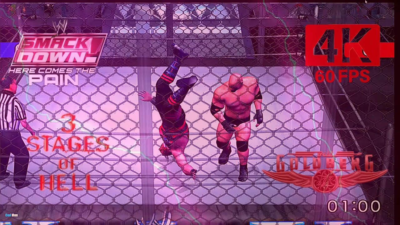 Goldberg vs Kane  | 3 stages of Hell | SmackDown Here Comes the pain