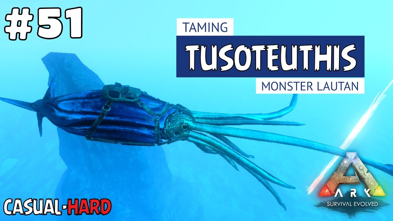 TAMING TUSO DAN CARA MENCARI LOKASI SPAWN TUSO - ARK MOBILE