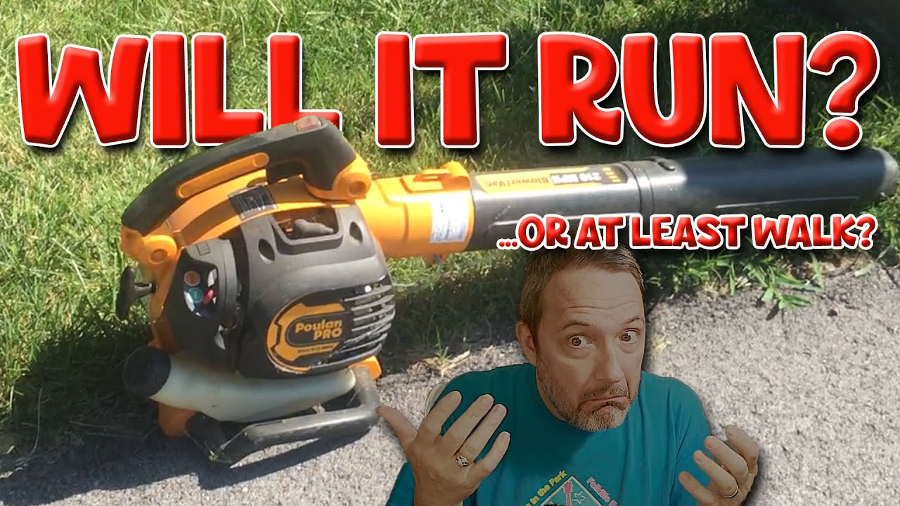 TRASH-PICKED Poulan Pro Leaf Blower... CAN WE FIX IT?