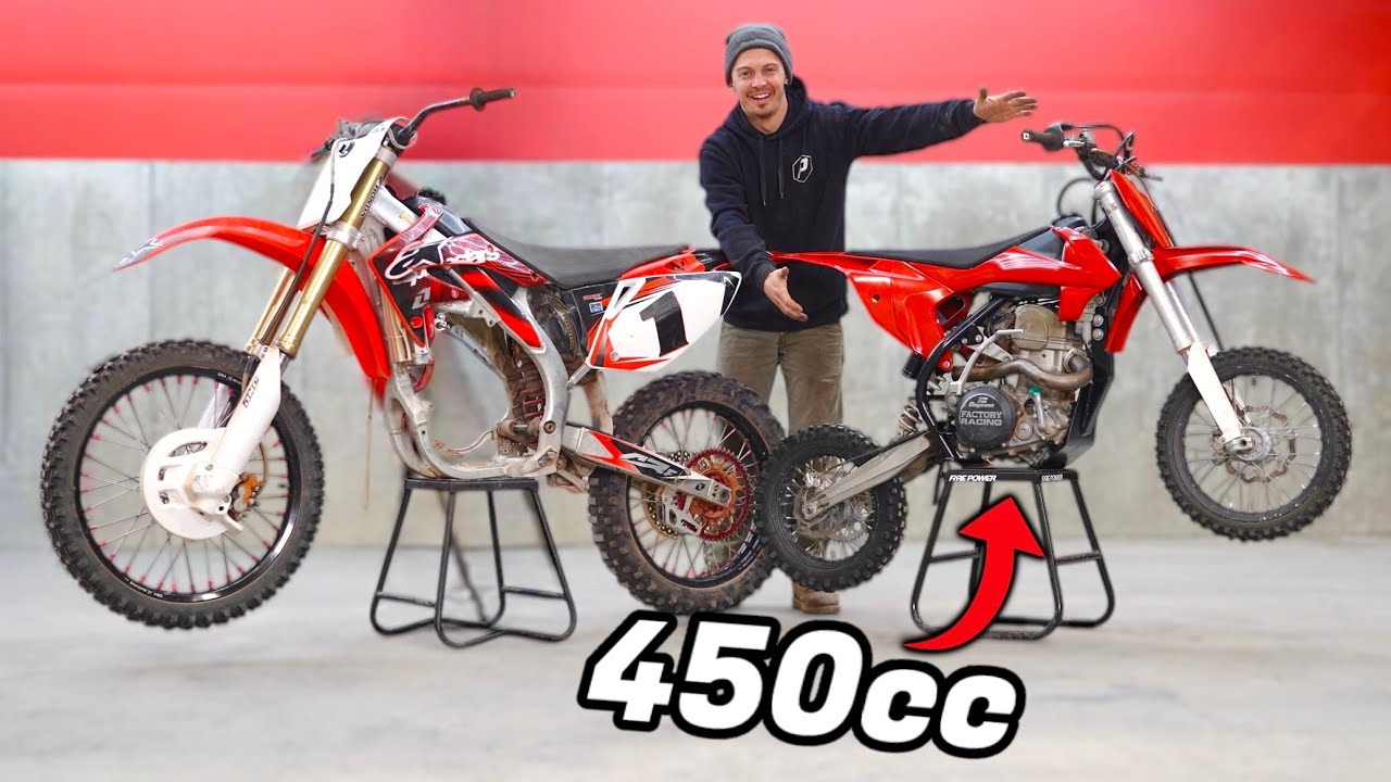 WORLDS FIRST 450cc SWAPPED PITBIKE