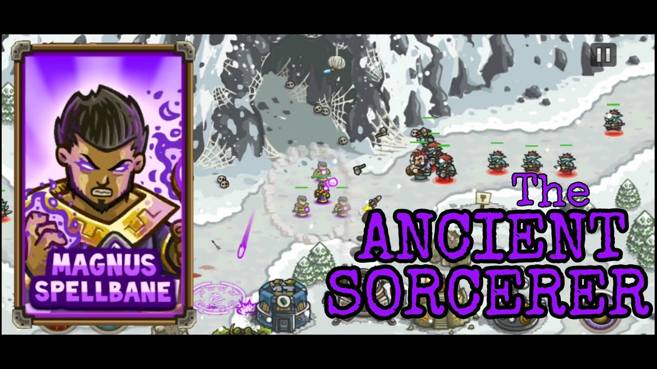 Kingdom Rush All Heroes Ability #5 MAGNUS SPELLBANE. Magnus is the best ranged fighter? #games