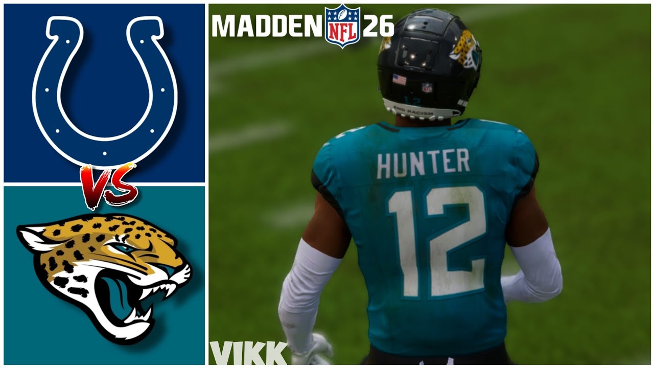 Colts vs Jaguars Week 14 Simulation (Madden 26 Rosters)