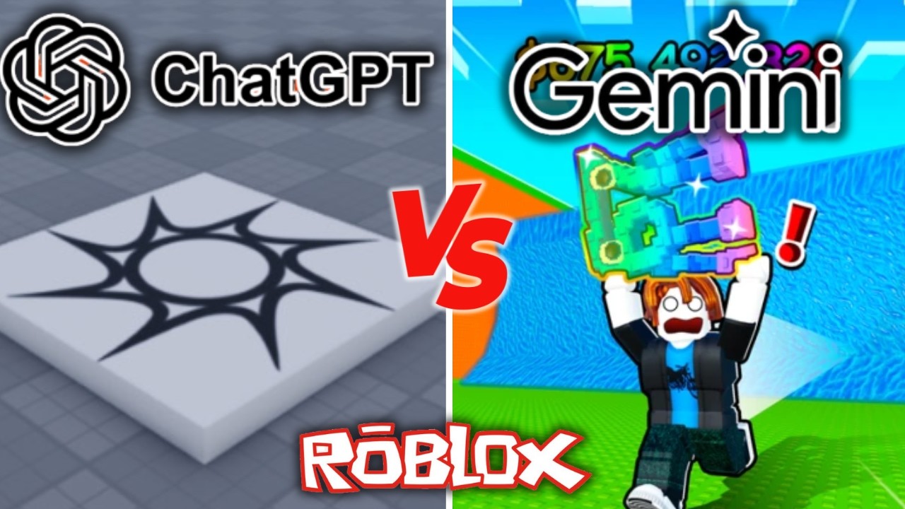 ChatGPT vs Gemini recriando Escape do Tsunami no Roblox... deu ruim 😱