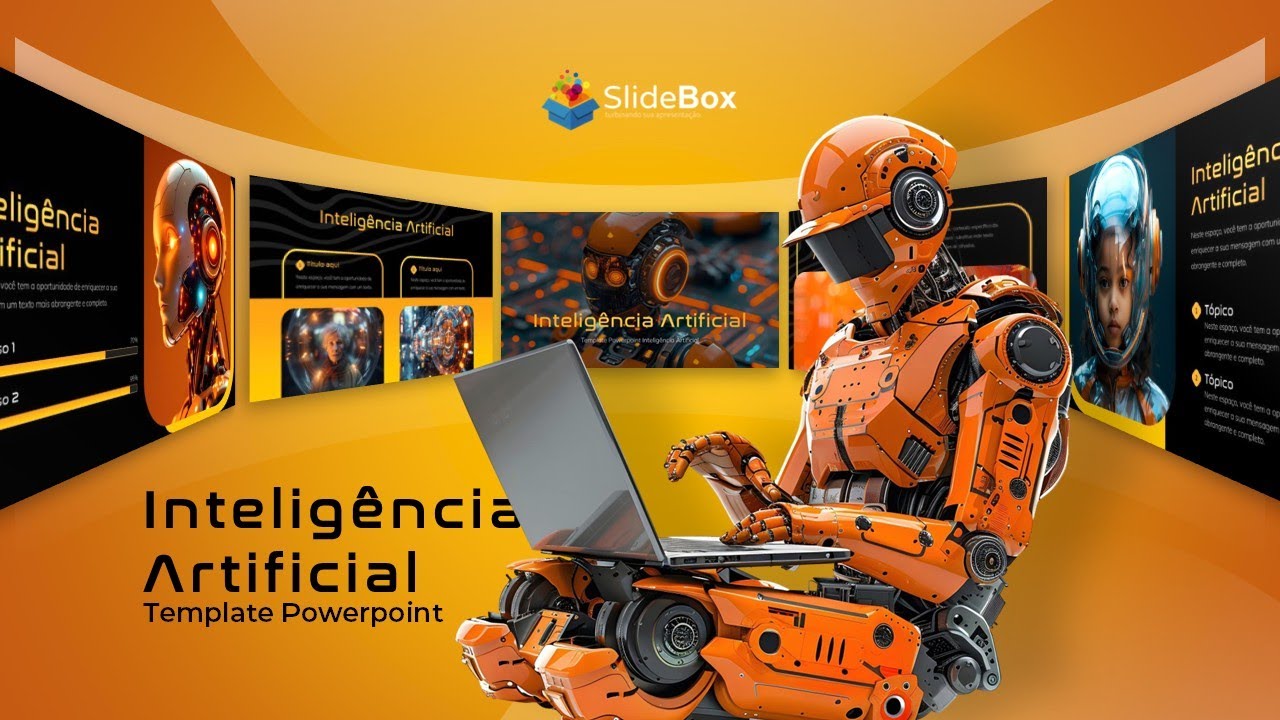 PowerPoint Inteligência Artificial | Modelo Pronto e 100% Editável