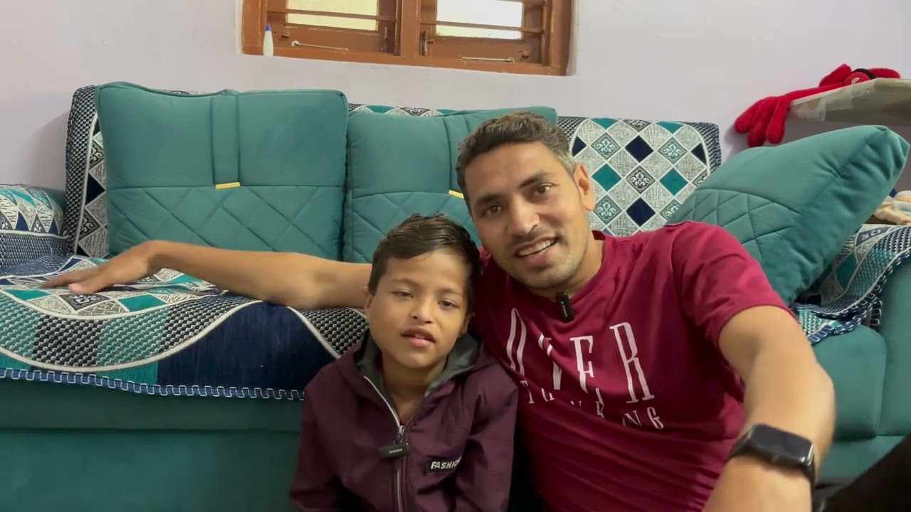 Hussain Ali Ke Gal Me Pata Nahi Kya Huva Hai😳To Baap Beta Ne Banai Badhiya Se Reel. My Family Vlog.