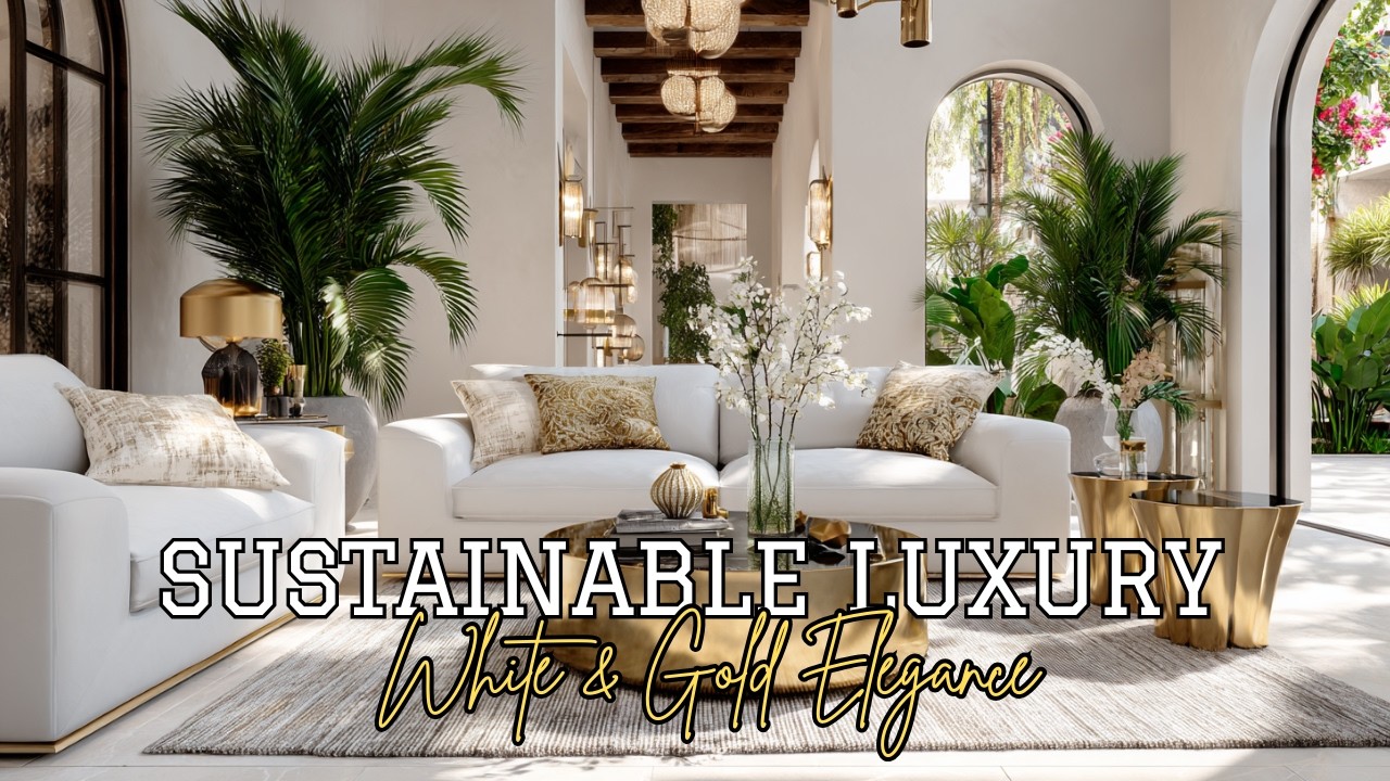 Martha Stewart Home Sustainable Decor 2026: Elegant White & Gold Luxury Interiors 🤍✨