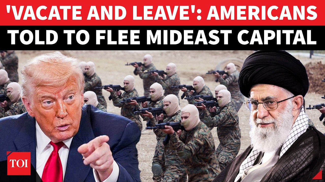 'Leave Now': U.S. Citizens Ordered To FLEE Middle East Capital As Iran War Looms | WATCH