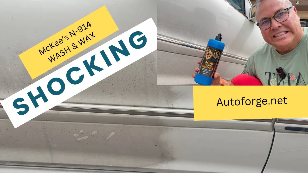 McKee’s 37 N-914 RINSELESS WASH & WAX/ New Color Same Great Product/ Unbelievable Results