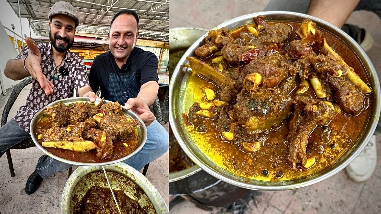 लाल मटन छोड़ो देसी घी मै बना पीला मारवाड़ी MUTTON STEW चपाती को चूर के खाओ| Full Recipe jaipur