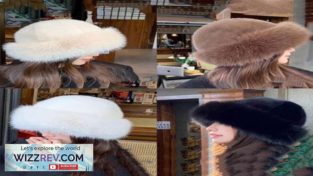 1pc New Arrival Winter Furry Hat For Women Autumn Winter European & American Review