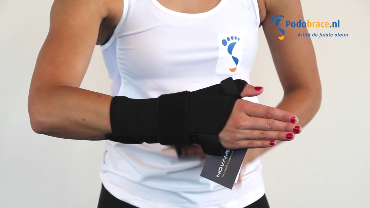Polsbrace met spalk