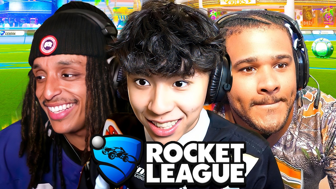 Ray, Fanum & Agent Go UNDEFEATED In Rocket League!