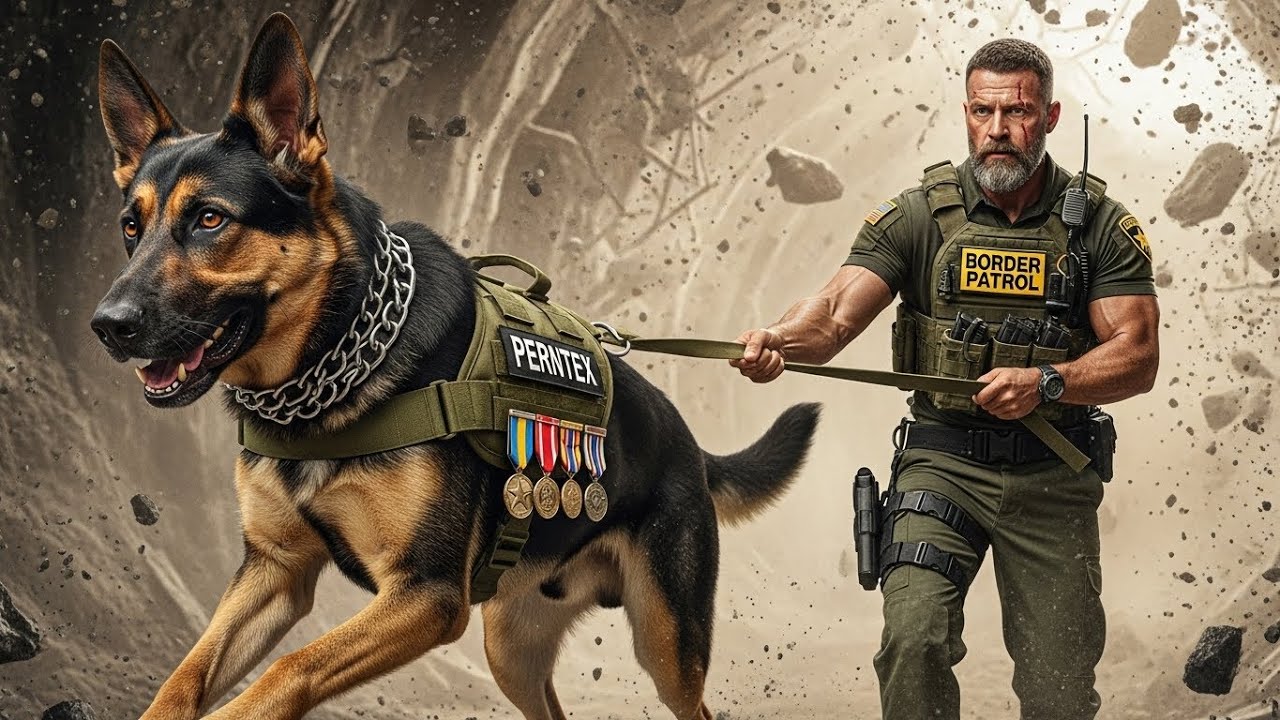Dog uncovers underground smuggling ring in border patrol mission