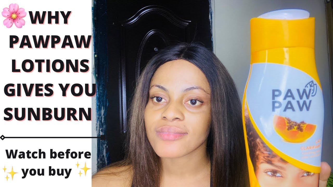 Honest review on pawpaw lotion ||pawpaw product || lightening body lotion