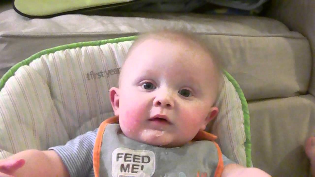 Ridley trying chicken