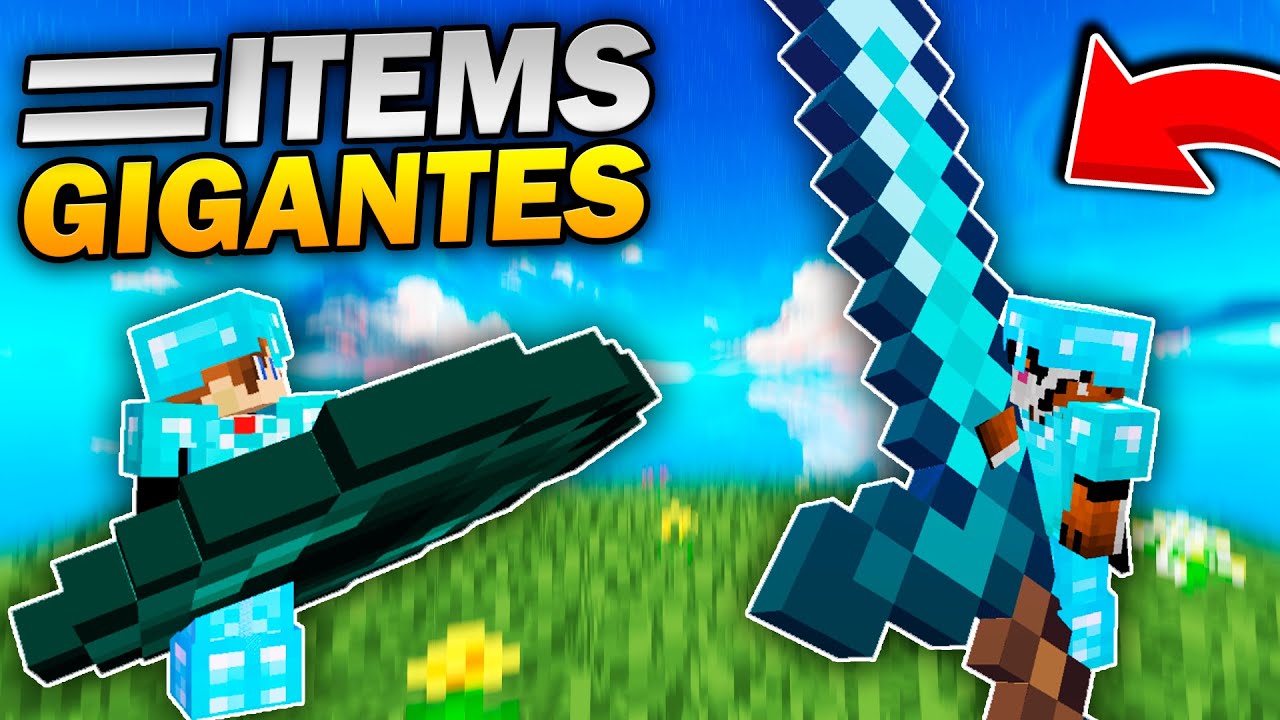 Minecraft HCF PERO mis ITEMS son GIGANTES