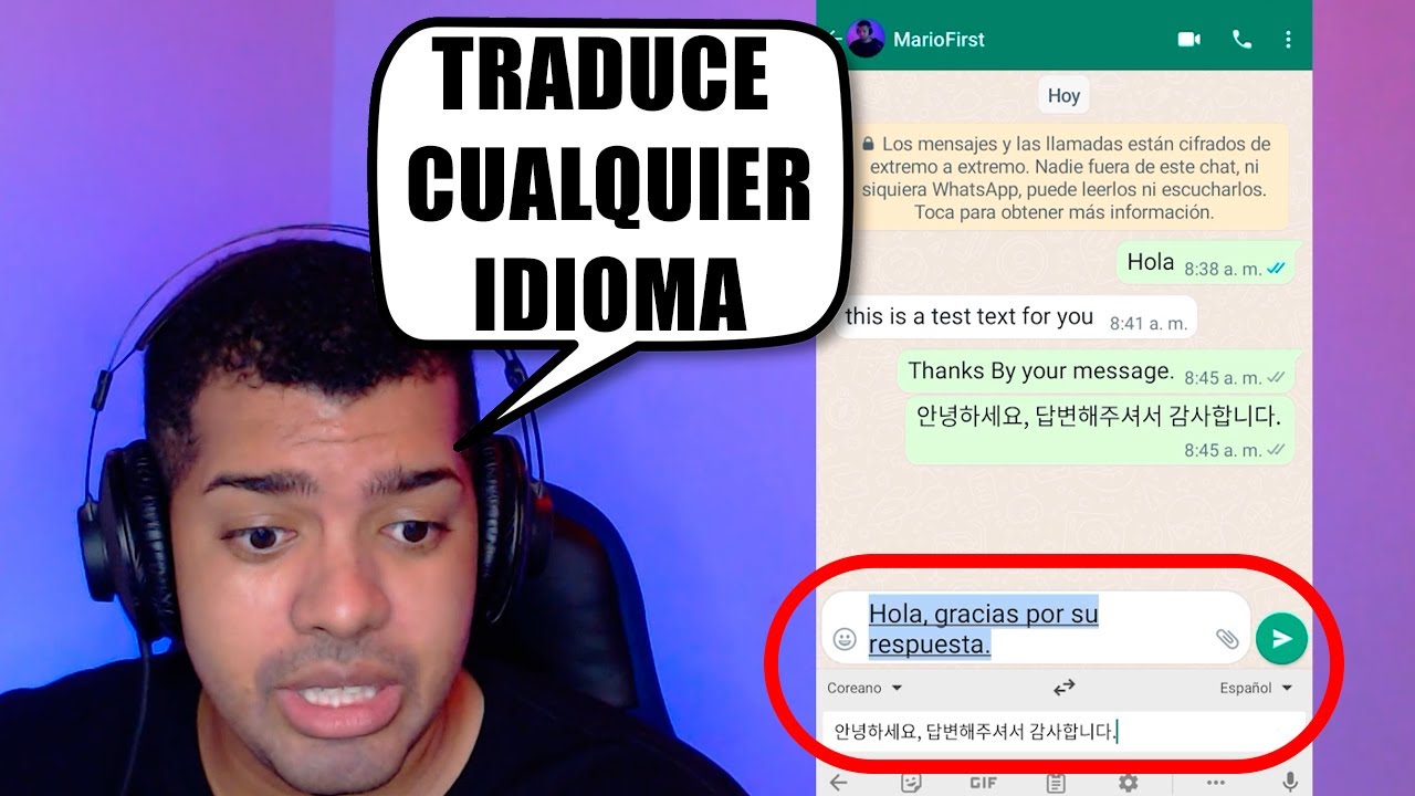 como traducir mensajes de whatsapp de ingles a espa&ntilde;ol