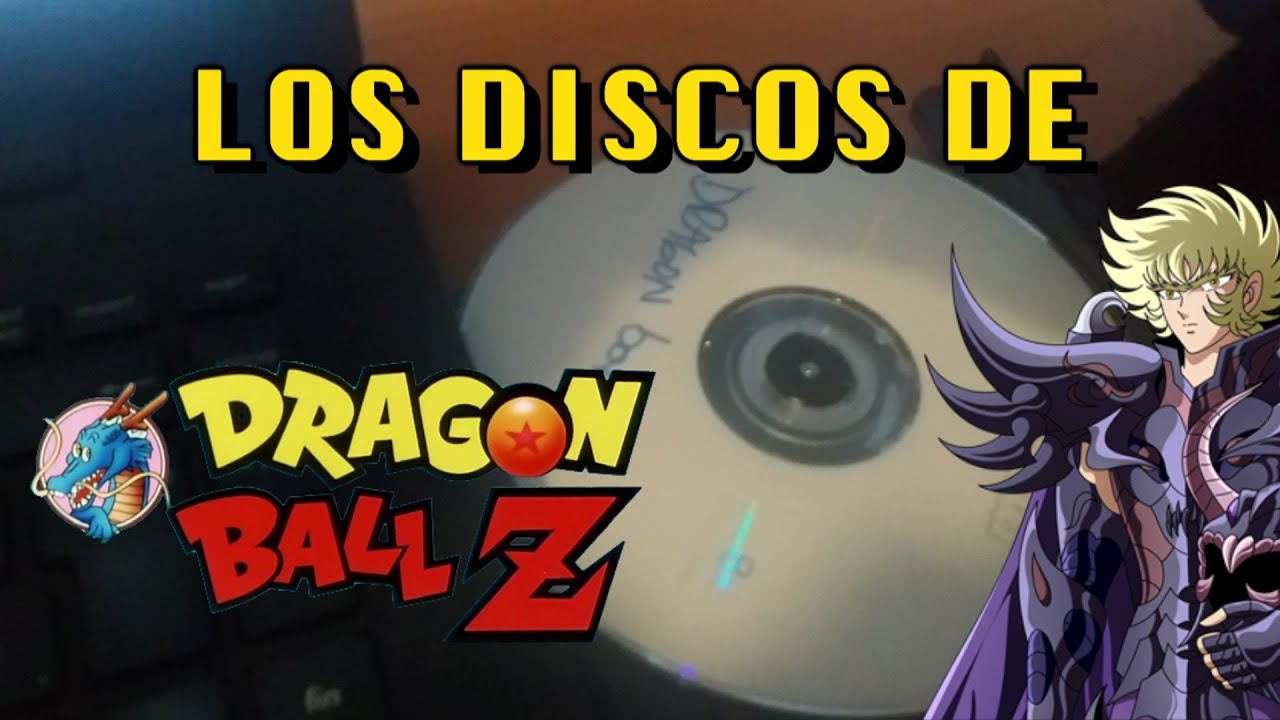 Los discos de Dragon Ball Z.