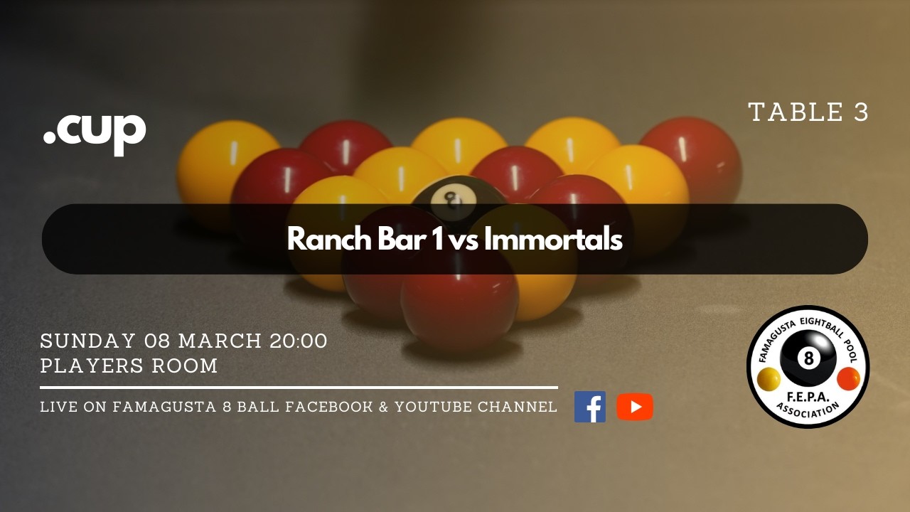 Ranch Bar 1 vs Immortals - Semi Finals